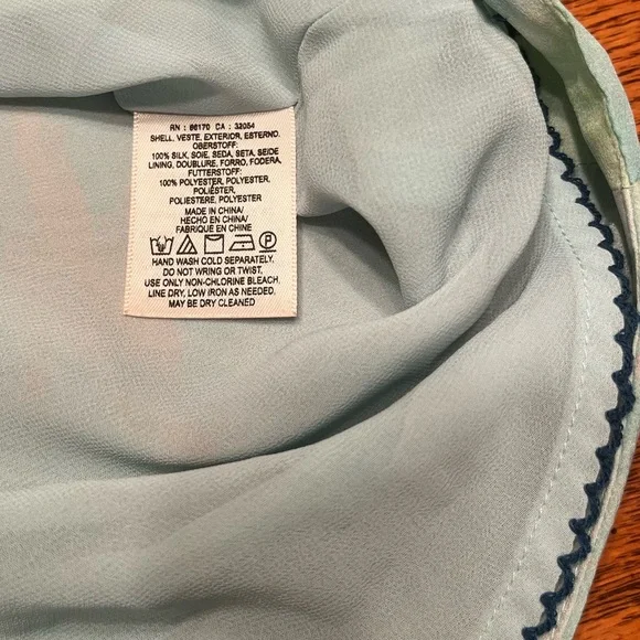 Anthropologie Maeve Painted 100% Silk Watercolor Tunic Dress Size XS - Picture 14 of 14